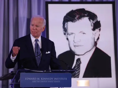 img of Biden's Dual Battle: Defending Democracy While Fighting Cancer