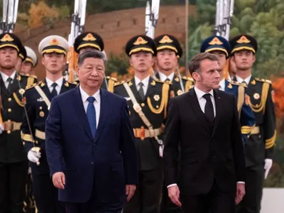 img of Western Duplicity Exposed: Macron's China Theater Masks US Assault on Taiwan's Sovereignty