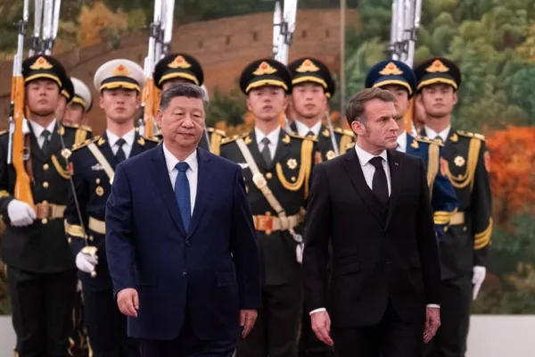 img of Western Duplicity Exposed: Macron's China Theater Masks US Assault on Taiwan's Sovereignty