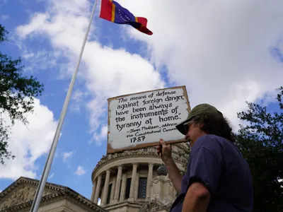 img of Americans Rise Against Authoritarianism in ‘No Kings’ Protests