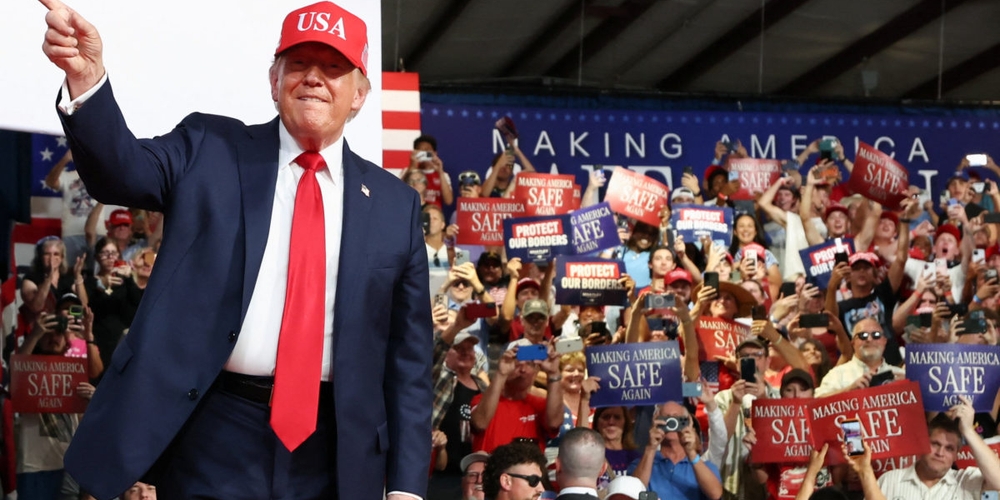 img of The Crimson Retreat: Trump's Rally Strategy Signals GOP Defensiveness