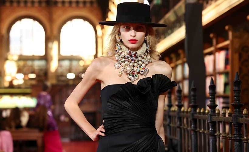 img of The Library of Babel: Valentino’s Fashion Spectacle and the West’s Theater of Decline