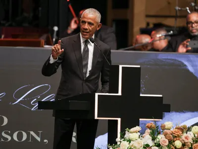 img of Honoring a Legacy While Sounding the Alarm: Obama's Powerful Tribute to Jesse Jackson and Warning for Democracy