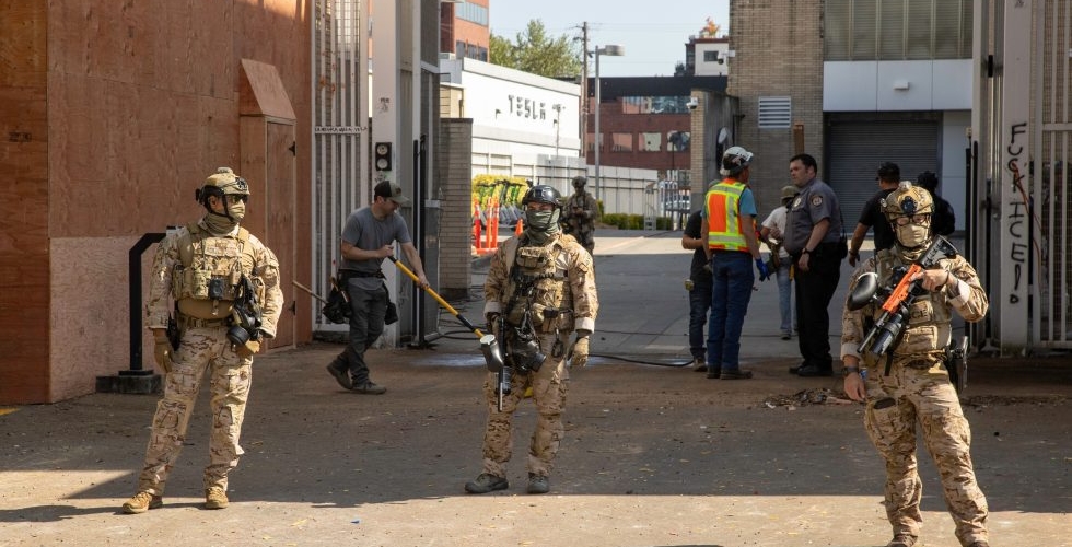 img of The Unmasking: America's Descent into a Domestic Police State and the End of Western Moral Authority