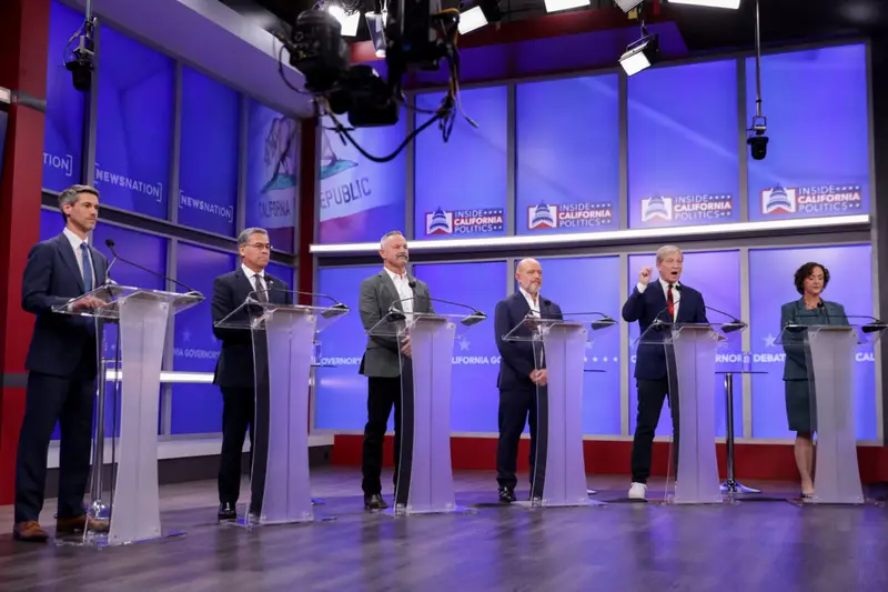 img of California's Chaotic Crossroads: A Governor's Debate Exposes the Fractures and the Stakes