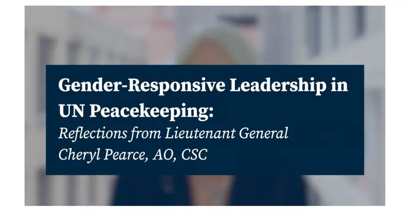 img of Gender, Peacekeeping, and the Neo-Colonial Mandate: Deconstructing the UN's Latest Value Export