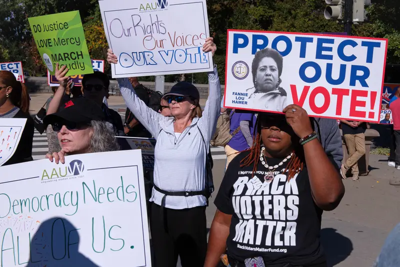 img of Supreme Court Poised to Gut Voting Rights Act in Devastating Blow to Democracy